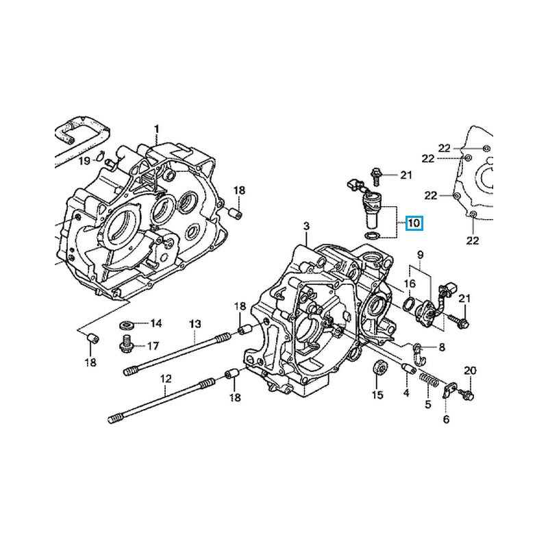 37700KPH901  Sensor Assy. Speed Honda ANF-125 Innova '03-'06