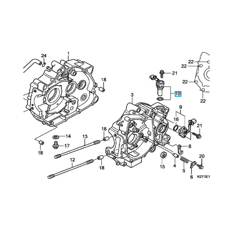 37700KTMD21  Αισθητήρας Ταχύτητας Honda ANF-125i Innova '07-'12
