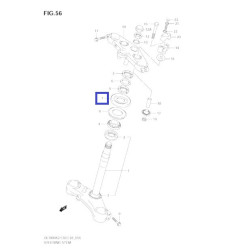 5164333E00 Dust Seal Steering Head Upper Suzuki DL-650 V-Strom