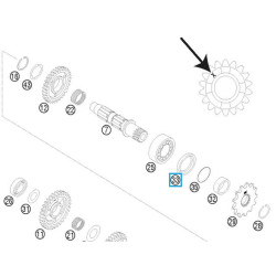 0760324571  Shaft Seal Ring KTM EXC EXC-F SX SX-F