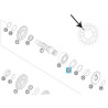 0760324571  Τσιμούχα Αξονα Γραναζιού KTM EXC EXC-F SX SX-F