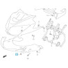 0940907333  Body Clip Suzuki DL-650-1000 V-Strom