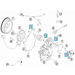 55140030100  Κουζινέτο Κόμπλερ Μίζας KTM EXC-250/300 '08-'14
