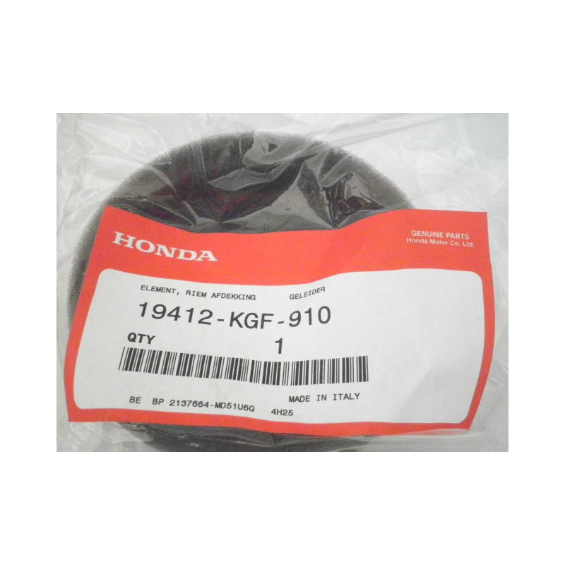 19412KGF910  Element, Belt Cover Dust Honda SH-125/150