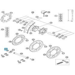 50310099000  Παξιμάδι Αξωνα Πίσω Τροχού KTM EXC-SX-LC4-640