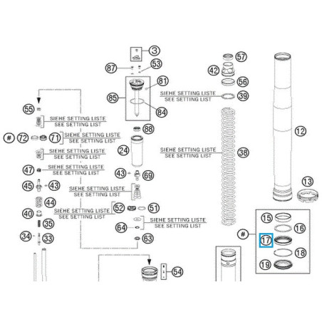 48600347  Oil Seal Ring WP 48mm KTM EXC '08-'11 SX '07-'11