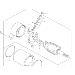 3113233E00  Βάση Για Καρβουνάκια Μίζας Suzuki DL-650 V-Strom '04-'09