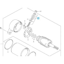 3113013E00  Καρβουνάκι Μίζας Θετικό Suzuki DL-650 V-Strom '04-'09