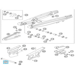 77304037000  Swingarm Bolt KTM EXC EXC-F '04-'15 SX SX-F '03-'15