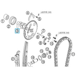 76536010144  Camshaft KTM Duke 690 Enduro 690
