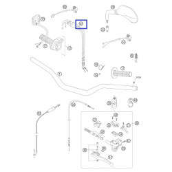 PR-53-110043  PROX Throttle Cable 'Open-Close' KTM EXC-450-525