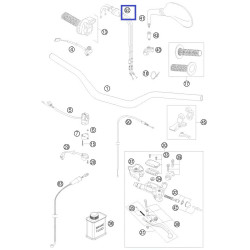 PR-53-110045  PROX Ντίζα Γκαζιού Σετ KTM SXF-250-350-450