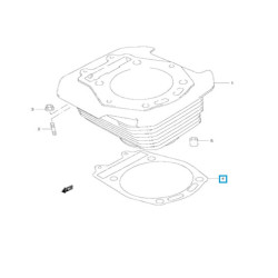 1124104F20  Φλάντζα Βάσεως Κυλίνδρου Suzuki XF-650 Freewind