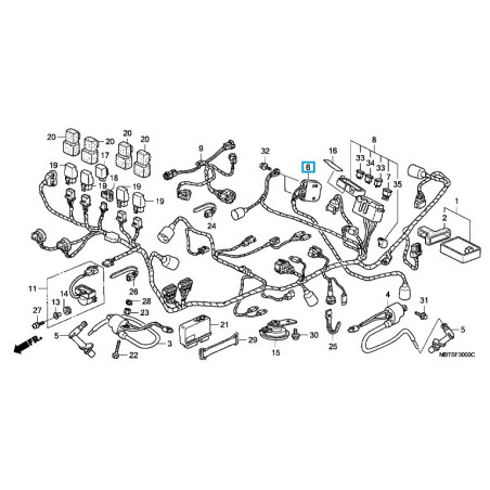 31600MBTD21  Honda Rectifier Assy XL-1000V Varadero '03-'11