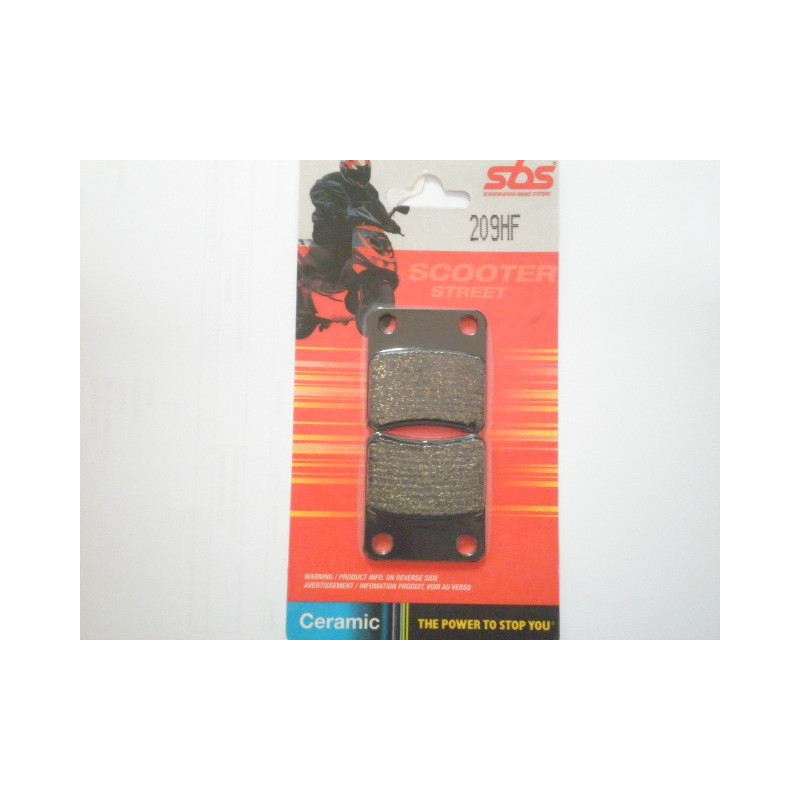 209HF  SBS Parking Brake Pads Honda FJS-600 Silverwing
