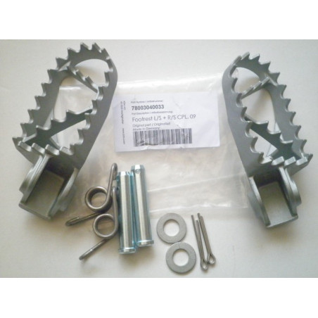 78003040033  Footrest Set L&R Cpl. KTM EXC '09-'15 SX '14-'15