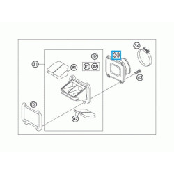 54830050000  Εισαγωγή Reed Valve KTM EXC-250-300  '04-'15