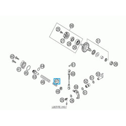 54837072000  Ελατήριο Βαλβίδας Εξαγωγής KTM EXC-250-300 '04-'15