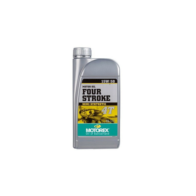 EX.0038  Motorex Four Stroke 15W/50  Semi-Synthetic Engine Oil 