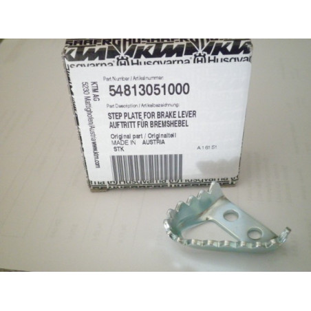 54813051000  Step Plate For Brake Lever KTM EXC-SX '04-'14