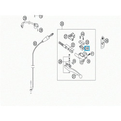 50302034000  Rubber For Reservoir KTM EXC-SX-LC4-LC8