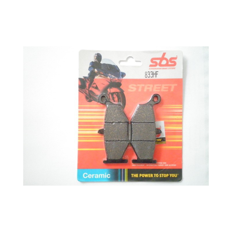 833HF  SBS Rear Brake Pads Suzuki GSR600 GSXR600-750-1300