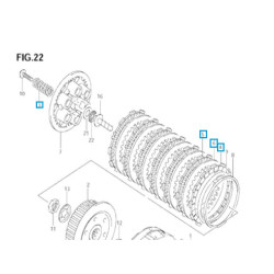 2140029810  Σετ Συμπλέκτη Suzuki DL-650 V-Strom
