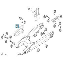 58307073000  Γλύστρα Ψαλιδιού KTM  LC4 640