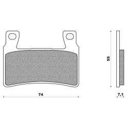 734HS  SBS Front Brake Pads Kawasaki ZX 6RR Ninja (ZX636) '13-'14