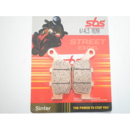 614LS  SBS Rear Brake Pads Honda XRV/XLV/NX 
