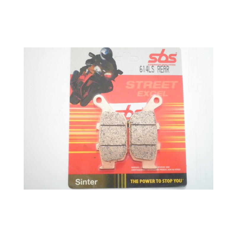 614LS  SBS Rear Brake Pads Suzuki XF-650 Freewind
