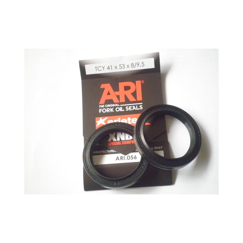 ARI056  ARIETE Front Fork Oil Seals Set 41X53X8/9.5 Suzuki GSF-400-600 Bandit