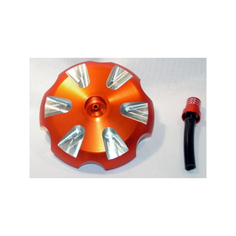 GTC-13  ACCEL Gas Tank Cap Aluminium Orange KTM SX '13-'14 SX-F '13-'14