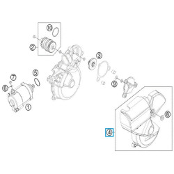 55140040144  Καπάκι Μίζας KTM EXC-250 '11-'14 EXC-300 '11-'15