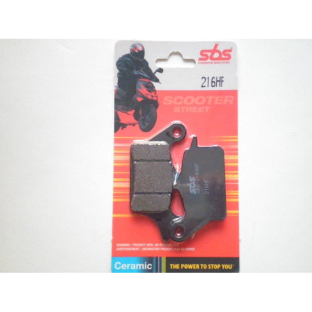 216HF  SBS Τακάκια Εμπρόσθια Honda AFS-110i Wave