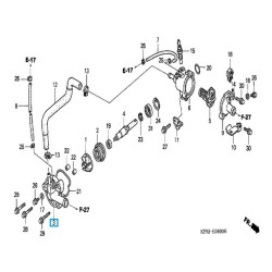 19220KGF910  Water Pump Cover Honda SH-125-150 '01-'04