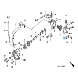 19315KPR900  Καπάκι Θερμοστάτη Honda SH-125-150 '01-'12