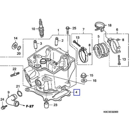 12251KRN731  Cylinder Head Gasket Honda CRF-250R '05-'09 CRF-250X '07-'13