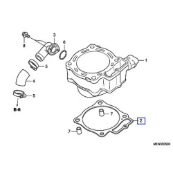 12191MENA31  Φλάντζα Βάσεως Κυλίνδρου Honda CRF-450R '09-'16