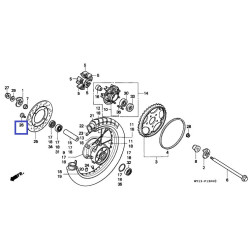90105MK5010  Bolt,disk 8x22 Honda XR-CR-XRV-XLV