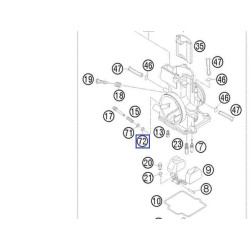 54831072000  O'ring Adjusting Screw KTM EXC '04-'16 SX '04-'16