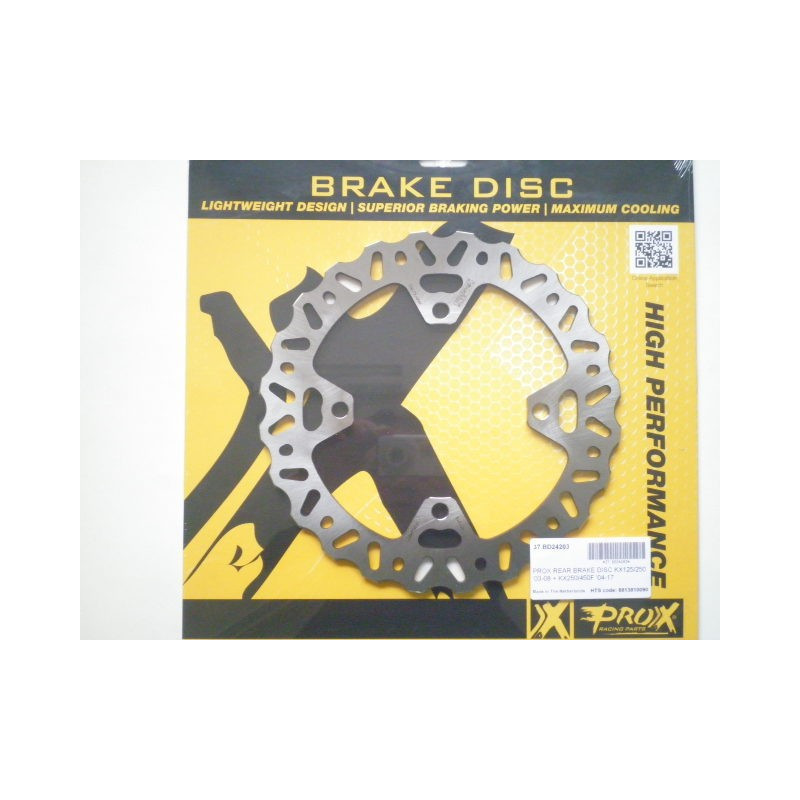 37.BD24203 PROX Rear Brake Disc Kawasaki KX-125/250 '03-'08 & KXF-250/450