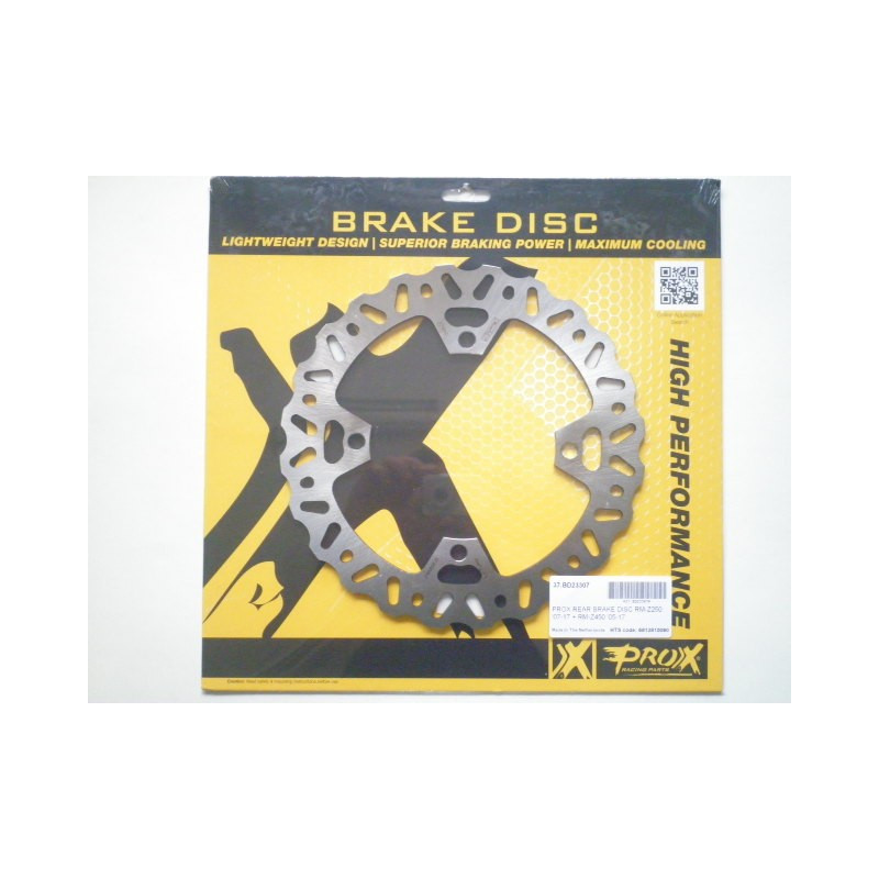 37.BD23307  PROX Rear Brake Disc Suzuki RMZ-250/450 '07-'16