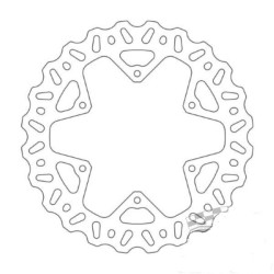 37.BD22202  PROX Rear Brake Disc Yamaha YZ-YZF-WRF '02-'16