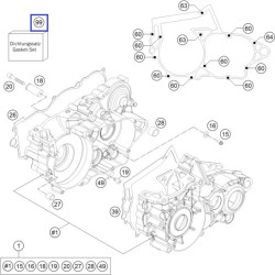 55130099001  Gasket Set KTM EXC-250-300 '15-'16