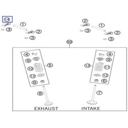 77736060000  Κοκοράκι KTM EXC-F 250 '14-'16 SX-F 250 '13-'15