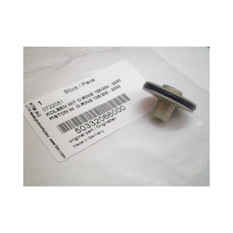 50332066000  Piston With O'ring Cpl. KTM EXC-125-200 & LC-4