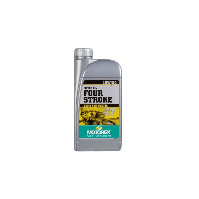 EX.0038  Motorex Four Stroke 15W/50  Semi-Synthetic Engine Oil 