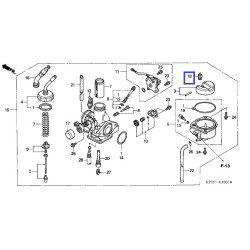 16155883005  Valve float needle Honda ANF-125 Innova '03-'06