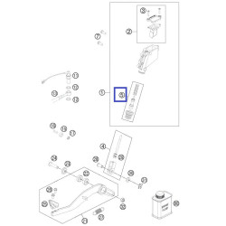 60013061100  Repair Kit Piston Rear Brake KTM Adventure-990 '08-'13